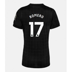 Lacne Ženy Futbalové dres Tottenham Hotspur Cristian Romero #17 2025-26 Krátky Rukáv - Preč